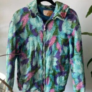 Vintage Ski jacket, Ski Boutique by White stag, 1960s floral pattern